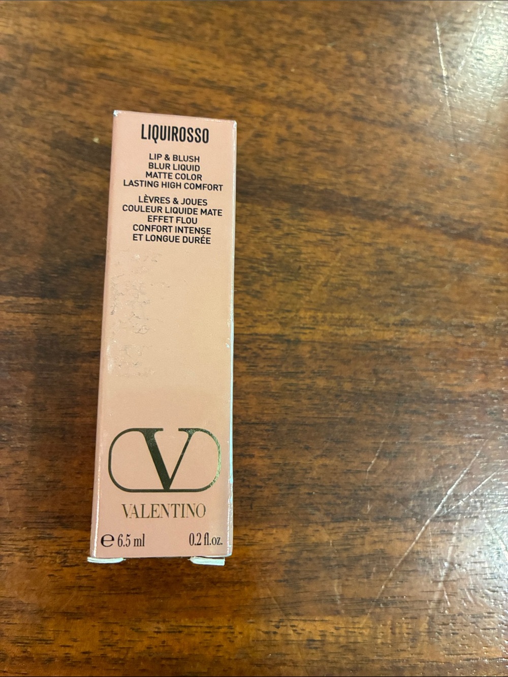 Valentino Liquirosso Lip & Blush Blur Liquid - Nude Pink Box